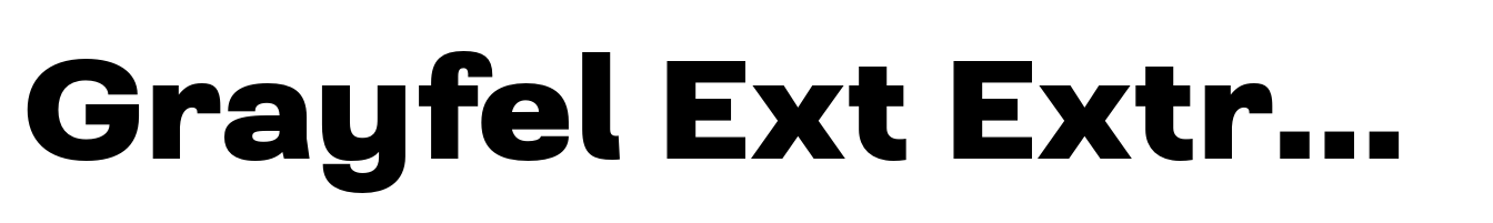 Grayfel Ext Extra Bold